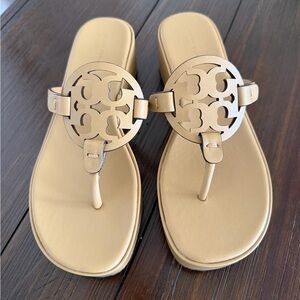 TORY BURCH Women's Miller Wedge Sandal 6.5